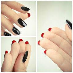 Sleek Stiletto Inspired Nails | Totally Love It Louboutin Nails, Red Bottom Nails, Red Stiletto Nails, Nail Stickers Designs, Black Stiletto Nails, Themed Nails, Water Color Nails, Star Nail Art, Gel Nails At Home