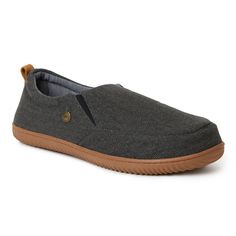 Inspired by bonfire nights and outdoor adventures, these closed back slippers are a must for all-day comfort. Shock-absorbing insoles offer unbeatable support alongside durable, skid-resistant indoor/outdoor outsoles crafted with an eco-friendly rubber blend. Plus, our signature memory foam designs promise constant coziness with every step! QUALITY MATERIALS: Microwool and microsuede uppers pair with natural wool blend lining to create comfortable and durable slippers. "COLORADO" OUTSOLE: Alpine Comfortable Non-slip Slip-ons For Outdoor, Comfortable Slip-on Slippers For Outdoor, Non-slip Slip-on Slippers For Outdoor Activities, Casual Black Outdoor Slippers, Outdoor Black Closed Toe Slippers, Black Closed Toe Outdoor Slippers, Black Closed Toe Slippers For Outdoor, Casual Closed Toe Outdoor Slippers, Outdoor Slippers With Textured Footbed