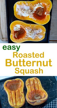 roasted butternut squash is an easy and delicious side dish for the grill or oven