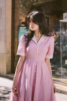 Korean Fashion Women Dresses, Galaxy Stuff, Latest Maxi Dresses, Simple Fashion Outfits, Stylish Short Dresses, Modest Dresses Casual