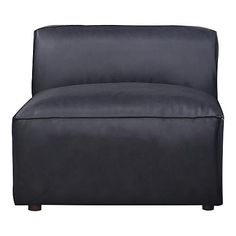 an image of a black couch on a white background