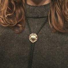 "Thank you to Julianna's Sister for modelling my Heart Bolo Tie Necklace. Looks Fantastic on you - Great Gift for Her, Him, Yourself, - Trending Item, Men's Women's Jewelry and Accessories, Bolos, Bolo Tie, - Filigree Heart Bolo Tie, - Satin Brass Finishor Polished Brass, Antiqued Finish, - Anti-Tarnish Added for Lasting Beauty - Black or Brown, 36 to 42 inch, Vinyl Leatherlike Cord, - Includes a Tension bolo slide, easier to use and helps protect the cord from fraying, - Gold Plated Cord End Ti Bolo Tie Necklace Outfit, Bolotie Necklace Outfit, Women Bolo Tie, Bolo Tie Women Outfit, Bolo Aesthetic, Bolo Tie Women, Western Punk, Tie Jewelry, Tropical Accessories