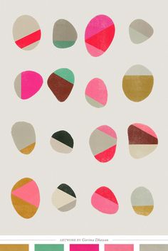 an assortment of different colored circles on a white background with the text,'arty colors