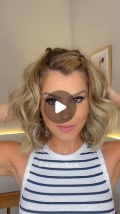 5.6M views · 298K likes | Denise Ulliam on Instagram: "Penteadinho express ✨  .  #deniseulliammakeup #cabelocurto #curtinho #penteadocabelocurto #passoapasso #antesedepois #cabeloloiro" Short Hair Up, Curly Hair Drawing, Natural Hair Tutorials, Short Hairdos, Curly Hair Styles Easy