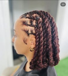 Artificial Locks Hairstyles, Loc Styles For Thick Locs, Loc Styles Long, Box Braids Hairstyles For Black Women, Girls Natural Hairstyles