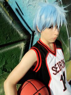 Kuroko No Basket: Kuroko Tetsuya by Smexy-Boy.deviantart.com Kuroko No Basket Kuroko, No Basket Kuroko, Kuroko Tetsuya, Professional Hairstylist, Kuroko No Basket, No Basket, Cosplay Wigs, Cosplay Anime, Wigs