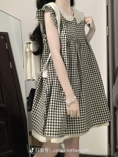 Sunday Dress Outfit, Simple Frocks, Frock Fashion, Frock For Women, Kawaii Dress