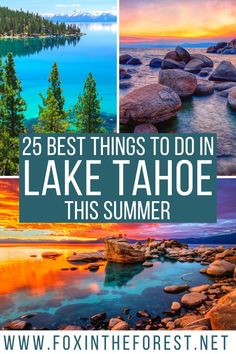 25 Best Things to do in Lake Tahoe this Summer + Secret Local Tips Tahoe Summer Outfits, Lake Tahoe Summer Outfits