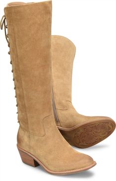 You�ll love the Sharnell Heel�s go-anywhere versatility and stunning laces that you can tie for a custom fit that will hug your calf like a glove. Wedge Heel Sneakers, All Weather Boots, Sofft Shoes, Weather Boots, Clog Heels, Shoes And Boots, Justin Boots, Wedge Heel Sandals, Dress Shoes Womens