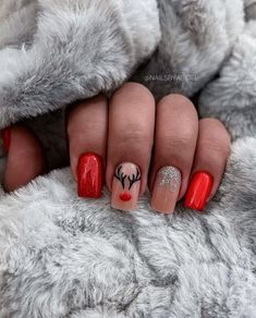 Nail Art Trending, Beginners Nail Art, Acrylic Nail Inspiration, Winter Nail Art Designs, Plaid Nails, Drip Nails, Christmas Gel Nails, Classy Acrylic Nails, Christmas Nails Acrylic