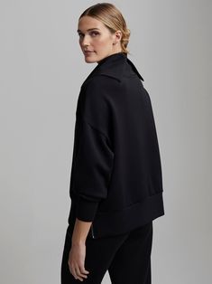 A DoubleSoft® version of our bestselling Milton sweat, this oversized essential features a dramatic cowl neck, bellowed sleeves, side zip detailing, and dropped shoulders. Easy to wear, it’s perfect for layering over leggings. Yoga Jeans, Beyond Yoga, Jumpsuit Shorts Rompers, Short Jumpsuit, New Tops, Long A Line, Cowl Neck, Oversized Fits, Wardrobe Staples