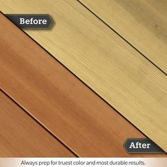 the before and after pictures of wood flooring that is being used in different types of floors