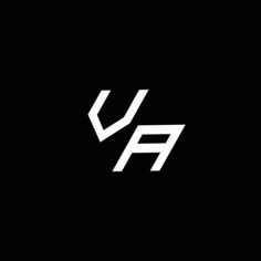 the letters v and f are white in color on a black background, which is also used as a logo