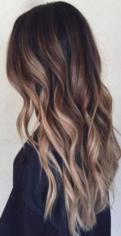 Balayage Straight, Brunette Ombre, Brown Ombre Hair, Ombre Hair Blonde, Ombré Hair, Trendy Hair Color, Balayage Brunette