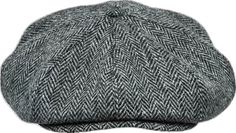 Classic Tweed Flat Cap, Classic Hat With Curved Brim And Herringbone Pattern, Classic Hat With Herringbone Pattern And Curved Brim, Classic Curved Brim Hat With Herringbone Pattern, Classic Fall Hat With Herringbone Pattern, Classic Fall Herringbone Hat, Classic Tweed Cap, Classic Black Hat With Herringbone Pattern, Classic Adjustable Tweed Hat