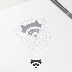 a notebook with an image of a dog on it and a pen next to it