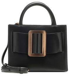 Bobby 23 Leather Tote | Boyy - Mytheresa Buckle Bags, Leather Buckle, Leather Top, Leather Tote, Calf Leather, Leather Handbags, Bags Handbags, Bags Designer