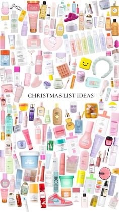 the christmas list is full of beauty products