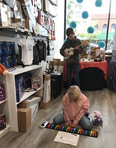 Sweet #Brother & #Sister #Bandmates working on their next big hit‼️ Did you know that studies show that kids involved in #Music 🎶 have better #Reading & #Math skills & tend to be brighter 🤩 all around? The #PoshinateKiddos team has always believed strongly in making #Music 🎵 learning #Easy & #FUN‼️ These Real #Guitars 🎸 & Rollup #Pianos 🎹 available at #PoshinateKiddos & POSHINATE.com are the Perfect #Instruments for your kiddos to get started‼️ Check them out here 👉 https://poshinate.com/c Music Learning, Always Believe, Making Music, Math Skills, Brother Sister, Did You Know, Get Started, Reading