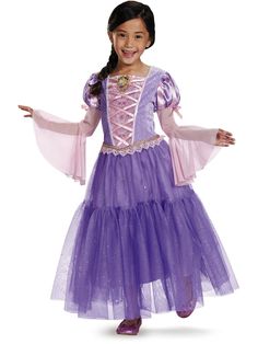 Block Buster Costumes Ebay Item - Girl's Disney Princess Deluxe Rapunzel Tangled Dress Costume Toddler 3T-4T About Us Customer Care Store Policies Monthly Specials Size Chart FAQ Child Officially Licensed Tangled Tangled Rapunzel Costume   Item number: DC98487-4T Brand new Officially Licensed Tangled Rapunzel Deluxe! These are great quality, that just happen to be great for Halloween. Even better with the other Tangled items in our store! This posting includes: Officially licensed deluxe Rapunzel ball gown dress as featured Please note that only the items listed above are included in this posting. New in package - ready to ship now! Will you escape the tower that Mother Gothel put you in and follow your dreams of being free? This deluxe Rapunzel ball gown is just the thing to dress in when Disney Princess Fancy Dress, Halloween Costumes Princess, Rapunzel Halloween, Rapunzel Halloween Costume, Halloween Costume Girl, Disney Princess Halloween Costumes, Tangled Costume, Princess Tangled, Disney Princess Halloween