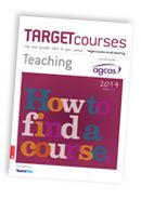 a book cover for target courses teaching how to find out