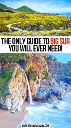 The Only Guide to Big Sur You Will Ever Need! Big Sur Outfit Summer, California Big Sur, Big Sur Hikes, Big Sur Itinerary, Trip Bucket Lists, Big Sur Hiking, Marina California, Big Sur Road Trip