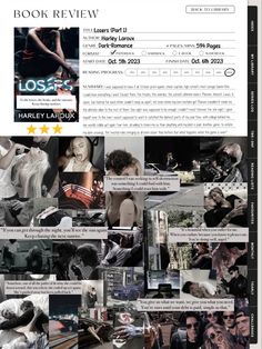 an image of a magazine page with many pictures and captions on it, as well as the title