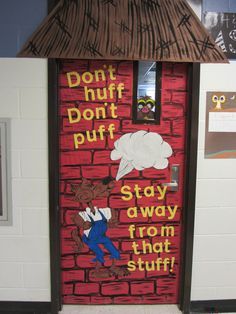 drug free week door decorating ideas - Google Search Classroom Decor