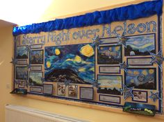 the starry night over nelson bulletin board