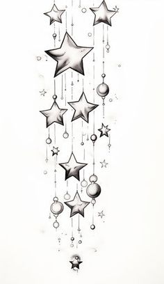 Star Tattoo--Shine with your beauty The Star Tattoo, Moon Star Tattoo, Shooting Star Tattoo, Badass Drawings, Star Mandala, Crystal Drawing, Star Tattoo, Mehndi Patterns