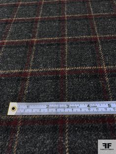 SKU: 14171 Content: Wool Color: Dark Heather Grey / Maroon / Nude Width: 61 inches Origin: Italy Windowpane Plaid, Gray Plaid, Plaid Jacket, Fashion Fabric, Sport Coat, Fabric By The Yard, Heather Grey, Heathers, Plum