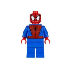 a lego spider man is shown on a white background