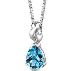 Turn some heads: This stunning Lagoon Blue Hue Swiss Blue Topaz Pendant are a true color statement. Polished Sterling Silver makes it easy to wear. Style SP8634 Emerald Pendant Necklace, Blue Topaz Pendant Necklace, Jewelry Questions, Emerald Necklace Pendant, Pear Shaped Pendant, Blue Sapphire Pendant, Blue Topaz Pendant, Emerald Pendant, Sapphire Pendant