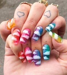 Glass Range, Baby Daisy, Unghie Nail Art, Halloween Acrylic Nails, Colorful Nail, Grunge Nails, Glass Nails, Jelly Nails, Nail Swag