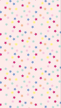 colorful stars on a pink background for wallpaper or wrapping paper in various sizes and colors