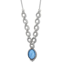 Inspired by the moon, this pendant on a cool chain link has a hand-set stone that is hand-set glass that is handcrafted in Germany and encased in clear gloss for luminosity. Silver Glass Jewelry With Gemstone, Silver Glass Gemstone Jewelry, Elegant Clear Jewelry With Chain, Elegant Necklace With Large Clear Pendant, Elegant Clear Necklace With Large Pendant, Elegant Glass Teardrop Pendant Jewelry, Modern Jewelry With Oval Pendant Cable Chain, Silver Glass Teardrop Pendant Jewelry, Elegant Jewelry With Large Stone