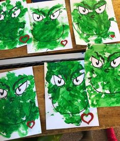 The Grinch Preschool Crafts, Grinch Toddler Activities, The Grinch Crafts For Toddlers, Grinch Art Preschool, Grinch Art For Toddlers, Grinch Arts And Crafts For Kids, Grinch Day Preschool Activities, Preschool Grinch Crafts, Grinch Toddler Craft