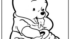 winnie the pooh coloring pages for kids to print out and color on with their own name