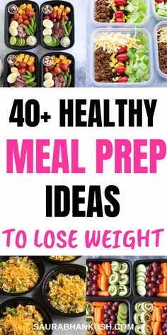 Explore over 41 healthy meal prep ideas and recipes perfect for beginners. These simple and unique meal prep options make your week easier and more delicious. Ideal for anyone looking to streamline their weekly meals with minimal effort. Meal prep ideas, meal prep recipes, meal prep for the week. Easy Lowfat Lunch Ideas, Easy Low Calorie Meal Prep For The Week, Ww Meal Prep For The Week, Meal Prep Ideas For The Week, Meal Prep Ideas Healthy, Crockpot Meal Prep, Recipes For The Week, Easy Meal Prep Ideas, Healthy Meal Prep Recipes