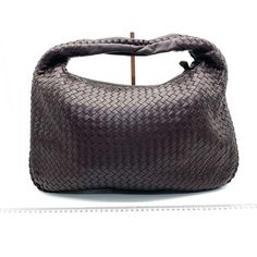 Bottega Veneta Intrecciato Hobo Bag Medium Chocolate Brown Lambskin Leather Bottega Veneta Veneta Leather Brown Designer Brown Bag With Woven Leather, Designer Brown Bags In Woven Leather, Luxury Woven Leather Hobo Bag For Daily Use, Designer Rectangular Woven Leather Hobo Bag, Elegant Brown Intrecciato Weave Hobo Bag, Brown Intrecciato Weave Evening Shoulder Bag, Brown Handheld Shoulder Bag With Intrecciato Weave, Luxury Hobo Bag With Braided Handles, Brown Hobo Bag With Braided Handles For Evening