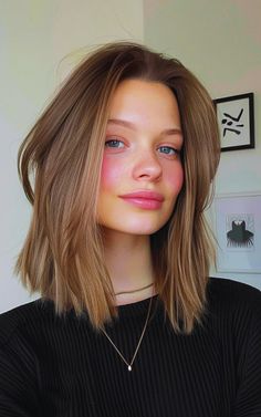 Enhance your thin hair with these stunning long bob hairstyles. Add volume and texture for a fuller, more dynamic look. #FineHair #LongBob #HairStyles Lob Cut, Bob Haircut With Bangs, Hair 2024, Stylish Haircuts, Textured Waves, Haircut For Thick Hair