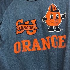 Syracuse University Sweatshirt With Otto. Nwt Blue Fan Apparel T-shirt For Fall, Syracuse Sweatshirt, Green Hoodie Women, Blue Jackets Hockey, Syracuse University, Columbus Blue Jackets, Cowl Neck Sweatshirt, Turtleneck Sweatshirt, University Sweatshirts