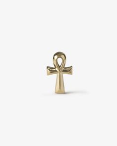 Ankara Threadless End (14K Gold)-Threadless Ends- Gold - - Ask & Embla Ask And Embla, Ankh Symbol, Tragus Conch, Forward Helix, Alternative Jewelry, Studs Earrings, Body Piercing Jewelry, Cartilage Earrings, Online Jewelry Store