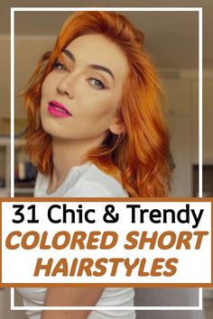 Colored Short Hairstyles