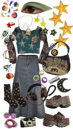 outfit inspo, outfit ideas, whimsical, cottagecore, goblincore, light academia, dark academia, grunge, emo, boho, artsy, whimsigoth, goth, funky, cool girl, femme, maximalist, earthy Boho Artsy Outfit, Whimsical Dark Academia Outfits, Whimsical Academia Outfits, Dionysus Inspired Outfit, Maximalist Grunge Outfits, Junimocore Outfits, Whimsicraft Aesthetic Outfits, Craftcore Outfit, Outfit Ideas Maximalist