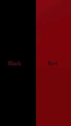 two black and red walls with the same color