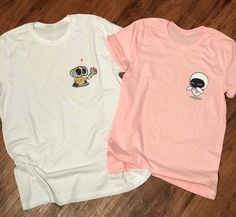 Wall E And Eve Disney Valentine's Day Couple Matching T Shirt Disney Couple Outfits, Disney Shirts Family, Couples Disney Shirts, Walle Y Eva, Wall E And Eve, Couples Disney, Disney Couple Shirts, Couples Shirts, Matching Disney Shirts