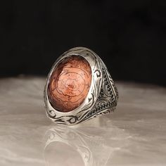 Zultanite Silver Men Ring – Boutique Spiritual Men Silver Ring, Cool Rings For Men, Gemstone Rings Vintage, Silver Men Ring, Sterling Silver Mens Rings, Men Ring, Ring Stone, Mens Silver Rings, Silver Rings Handmade