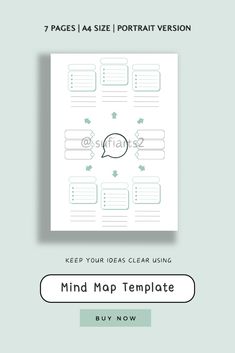 ✨ Elevate your planning and creativity with our Mind Map Template. Click "Add to Cart" and start turning your ideas into action! 💭💡

Get organized and inspired! 🌟📌

***BUNDLE INCLUDES***
- 6 + 1 EXTRA Mind Map Printable Templates
- Portrait orientation
- 210mm x 297 mm
- You can use the templates over and over again
- Print and you can enjoy your mind map to ease you brainstorm an ideas.