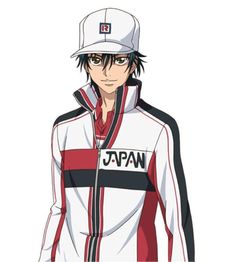 an anime character wearing a baseball cap and jacket